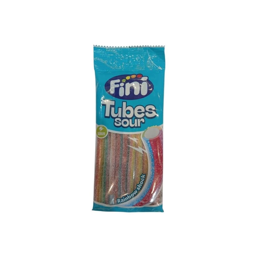 جيلي حامض تيوبس الوان الطيف فيني 75 جم | Sour Jelly Tubes Spectrum Colors Fini 75g