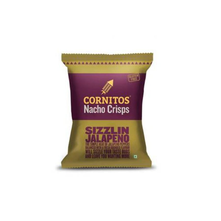 كورنيتوس رقائق الناتشو سيزلن جالابينو 150 جم  |  Cornitos Nacho Chips Sizzling Jalapeno 150gm