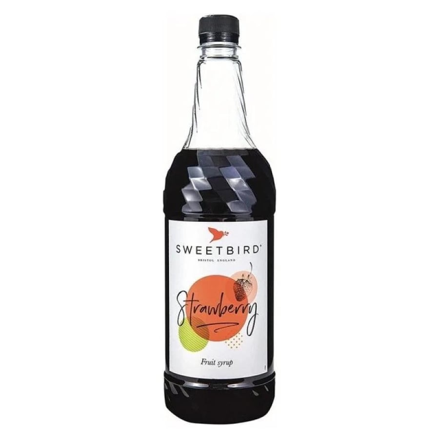 شراب سويت بيرد نكهة الفراولة 1 لتر  |  Sweet Bird Strawberry Syrup 1L