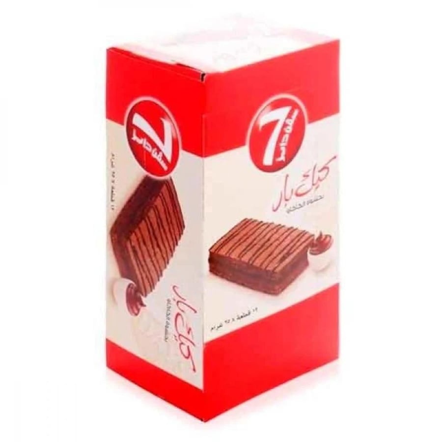 7 Days Cake Bar with Cocoa Filling 12x25g