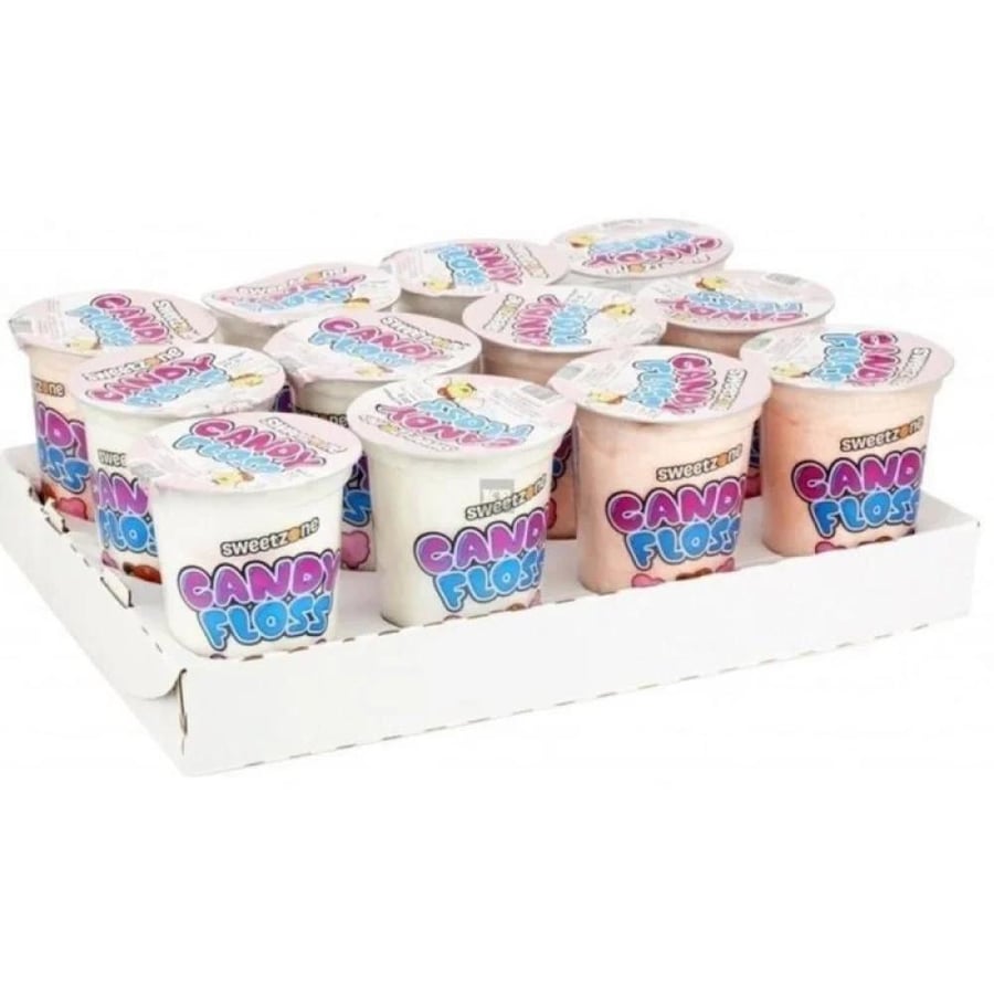 Cotton candy / Candy floss cups 20g Sweet Land 3×20