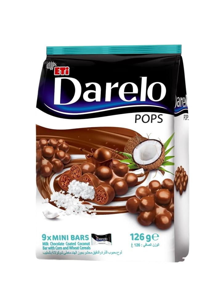 شوكولاتة داريلو بوبس بجوز الهند اتي 126 جم  |  Eti Darelo Pops Coconut chocolate 126gm