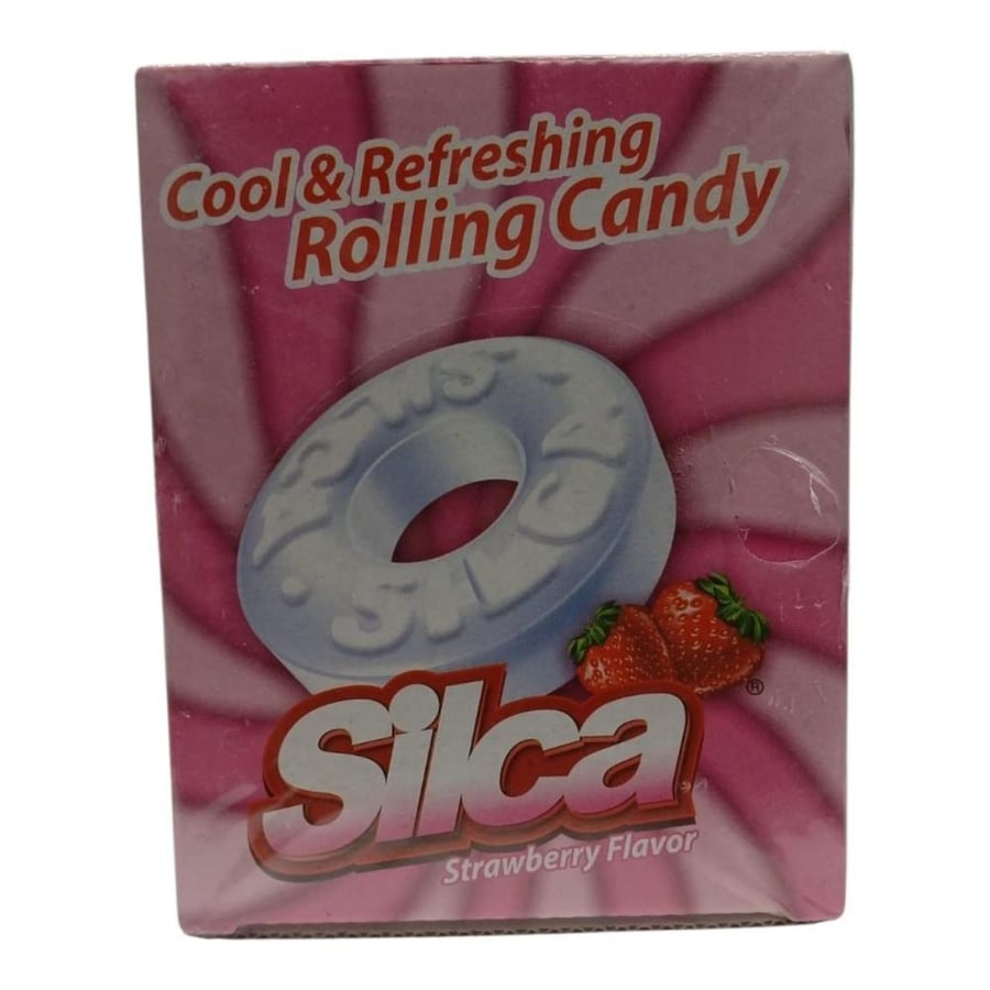 حلاوة رول مشكل بارد منعش سيلكا 24 حبة | Silca Cool and Refreshing Rolling Candy Mix Flavors 24pcs