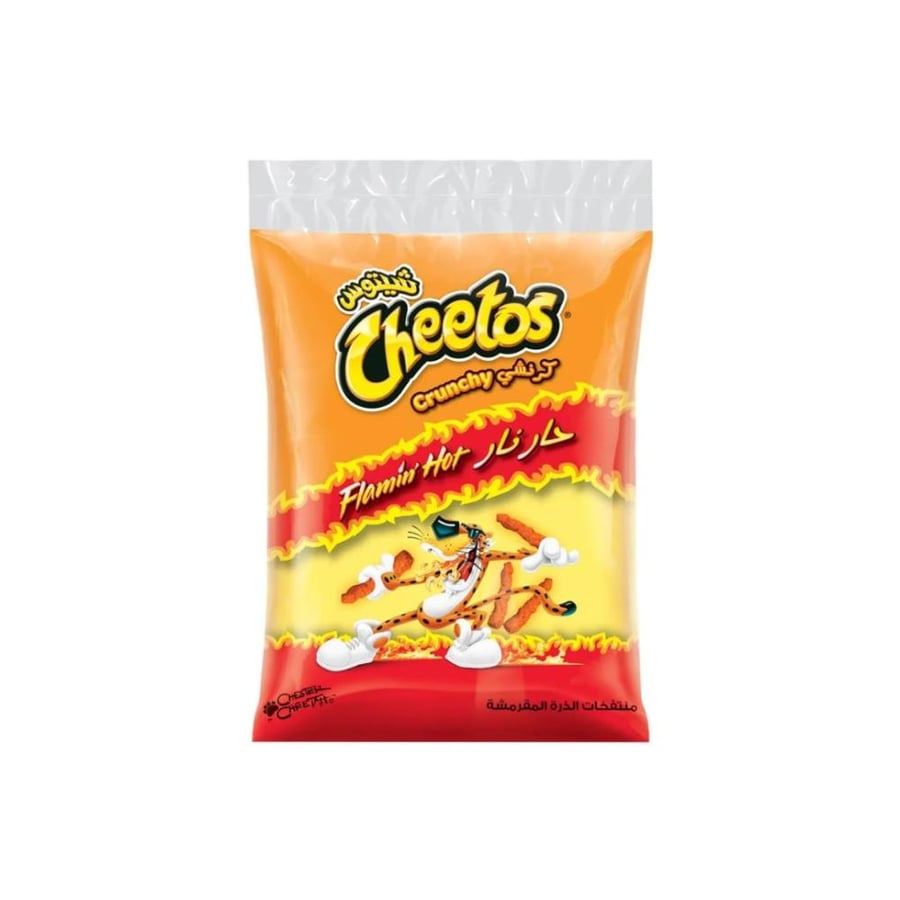 شيتوس كرنشي حار نار 16 حبة | Cheetos Crunchy Flaming Hot 16 pcs