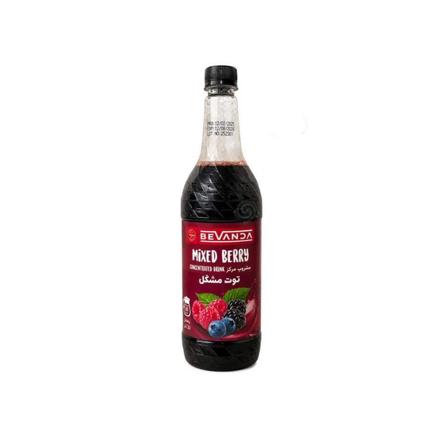 شراب مركز توت مشكل بفاندا 1 لتر  |  Carousel Bevanda Mix Berry Flavor Concentrated Drink 1L