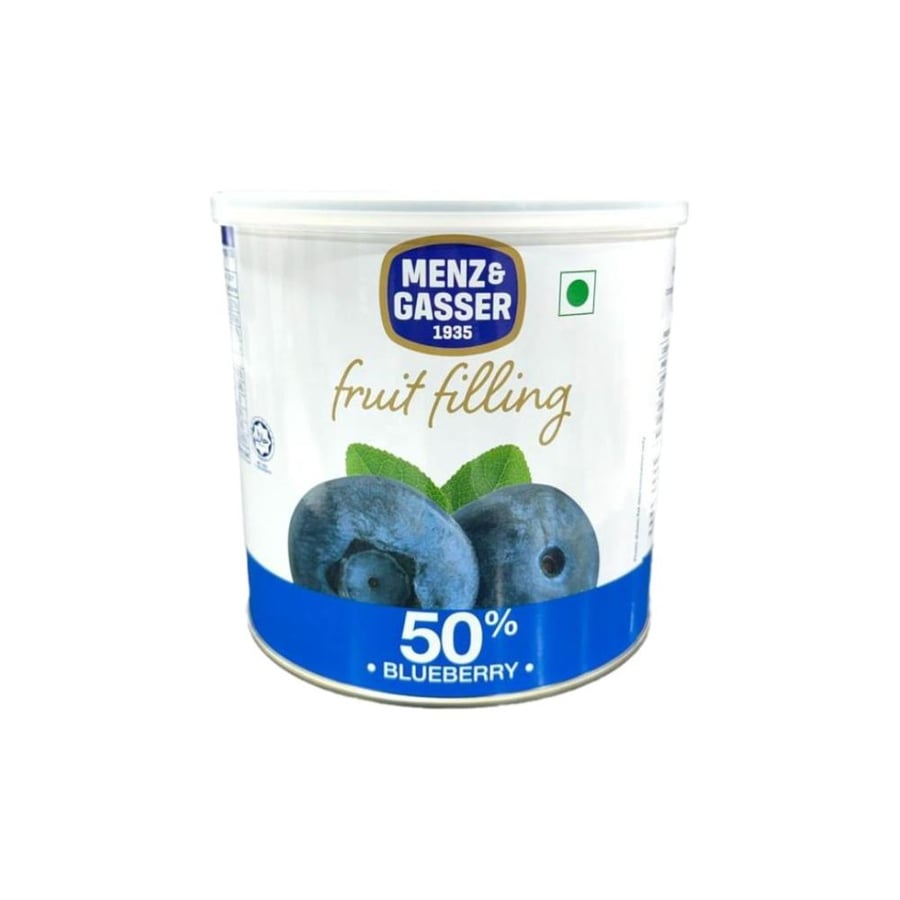 حشوة توت أزرق 50% مينز وجاسر 2.7 جم  |  Menz & Gasser Blue berry Fruit Filling 50% - 2.7kg