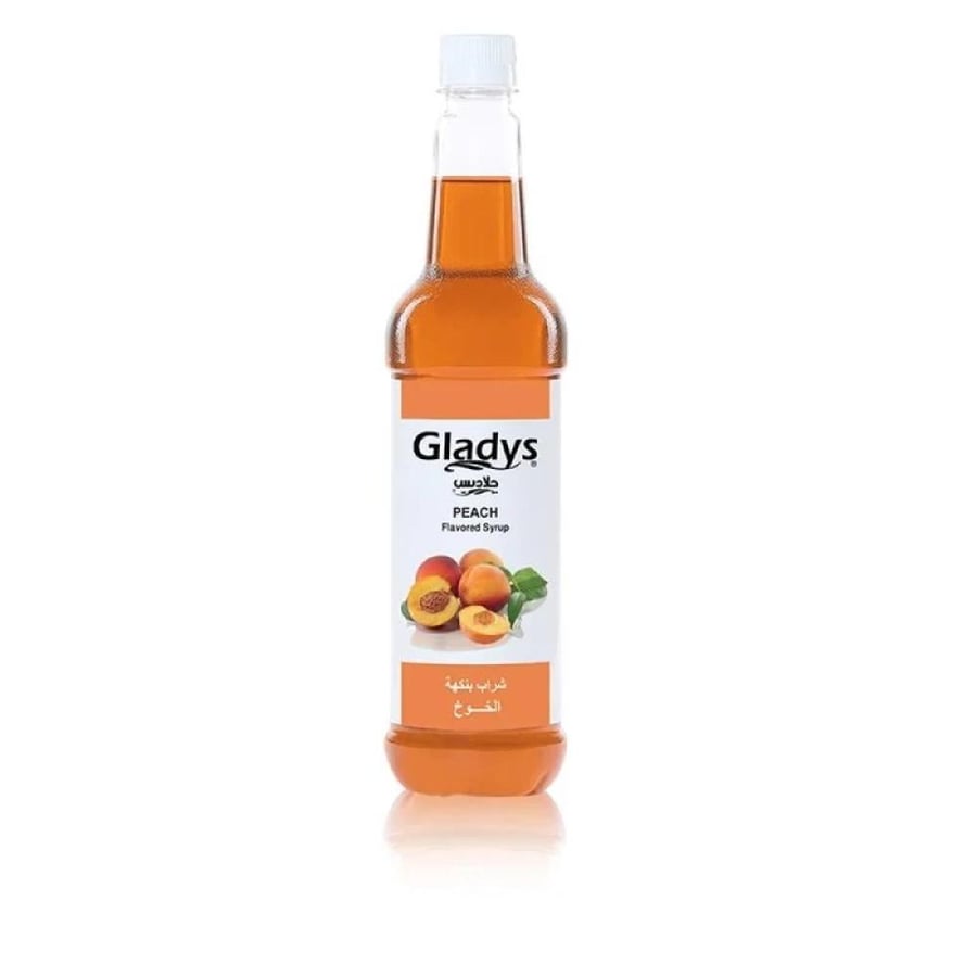 شراب خوخ جلاديس 750 مل  |  Gladys Peach Syrup 750ml