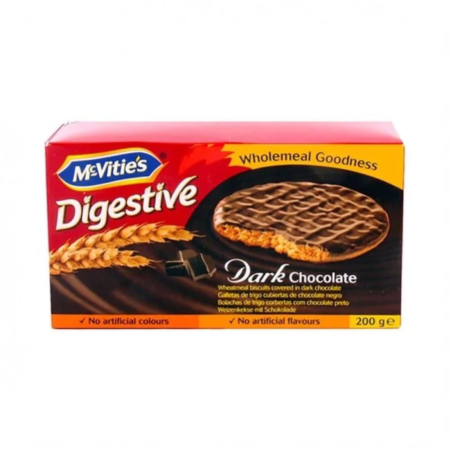 Mcvitie Dark Chocolate Small Digestive 200 gm