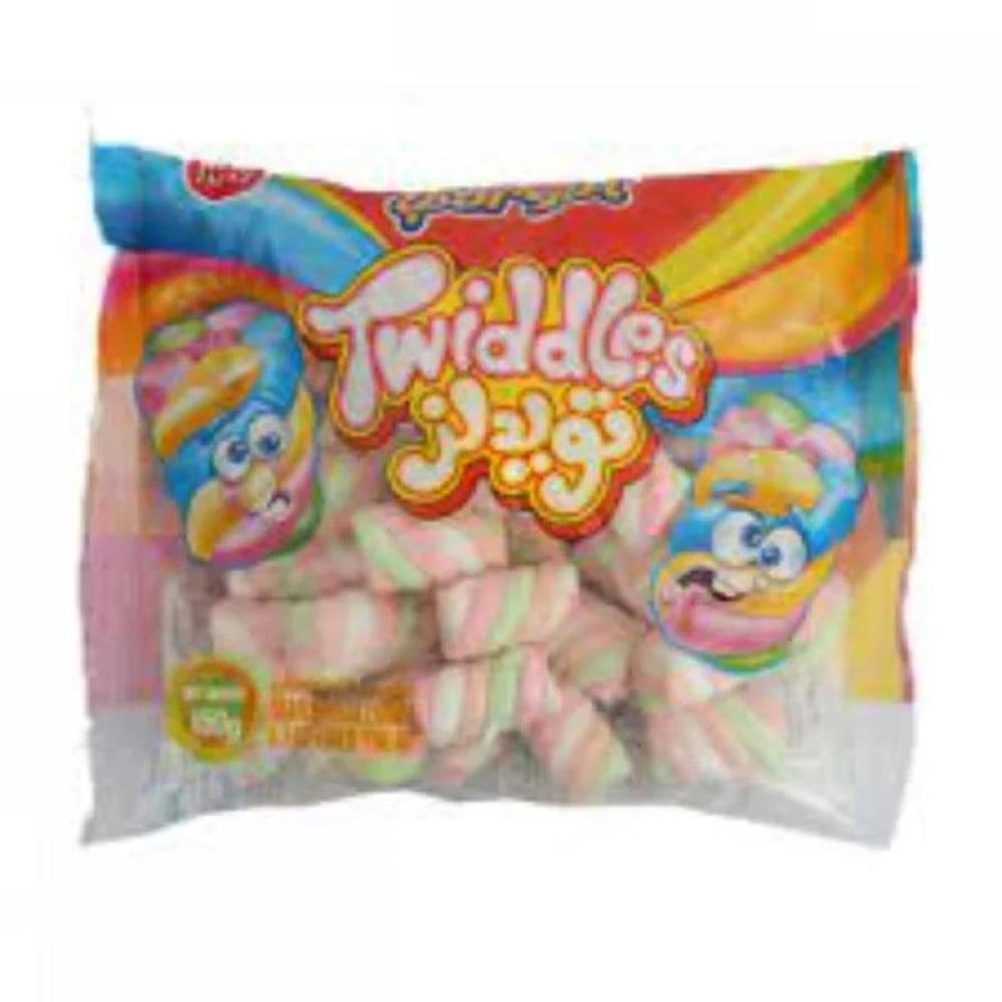 Marshmallow with Twiddles sheets 150g | Borgat Marshmallow Twiddles 150gm
