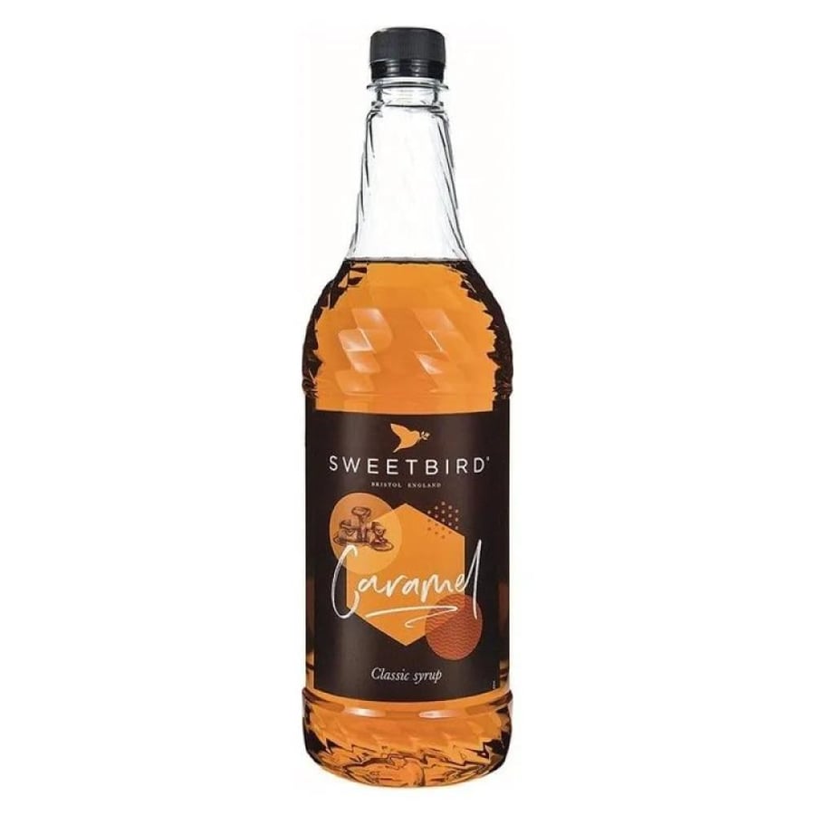 شراب سويت بيرد نكهة كراميل 1 لتر  |  Sweet Bird Caramel Flavor Syrup 1L
