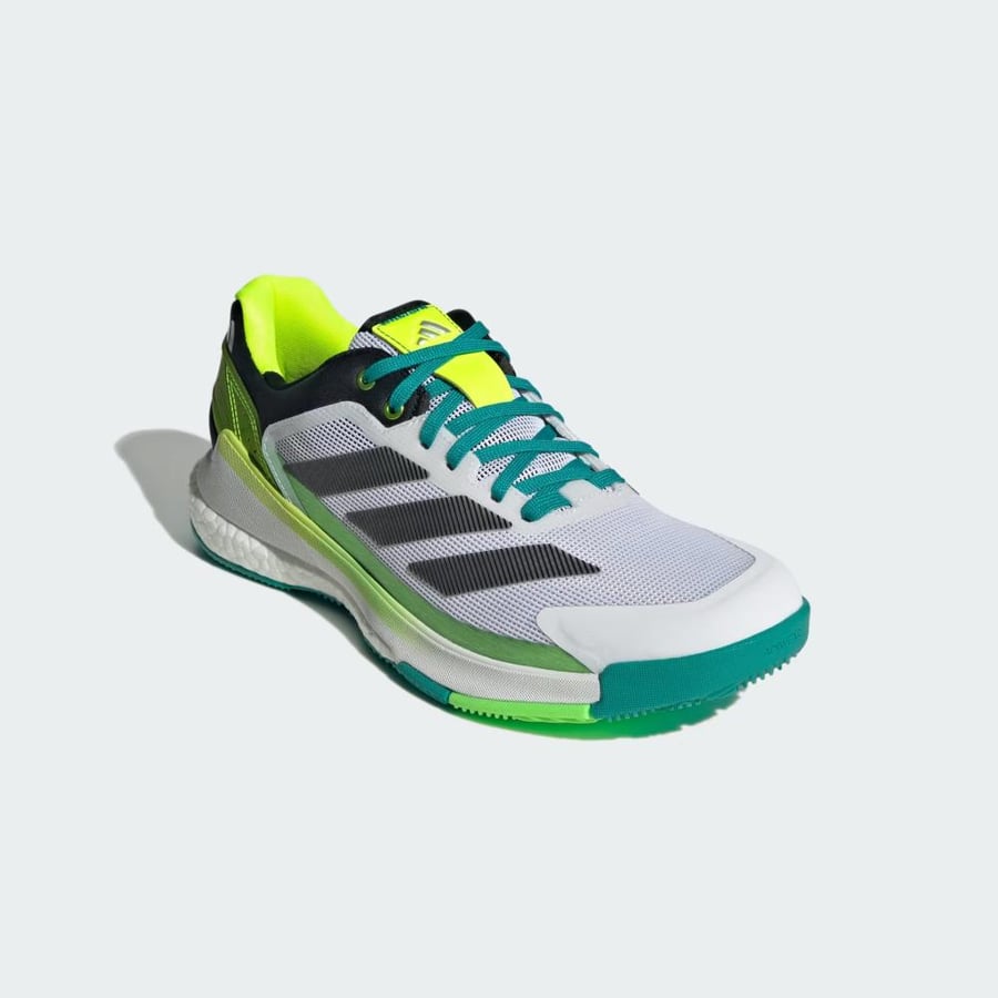 Adidas Crazyquick Boost Padel White Black Green Sneakers