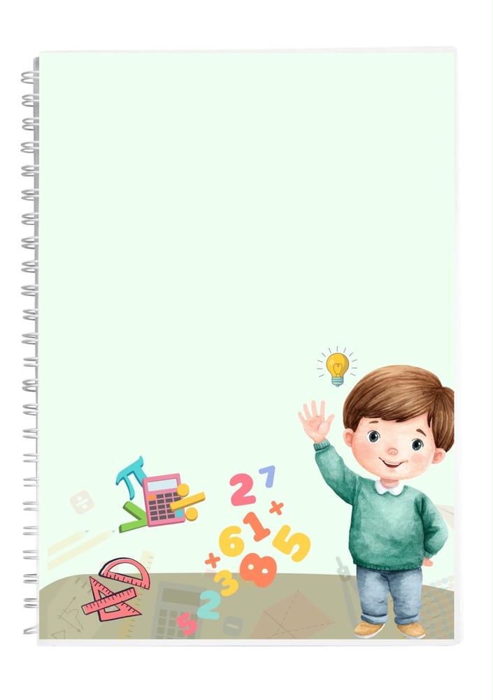دفتر  رياضيات 100 ورقه