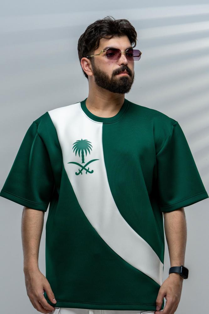 تيشرت اليوم الوطني اوفر سايز