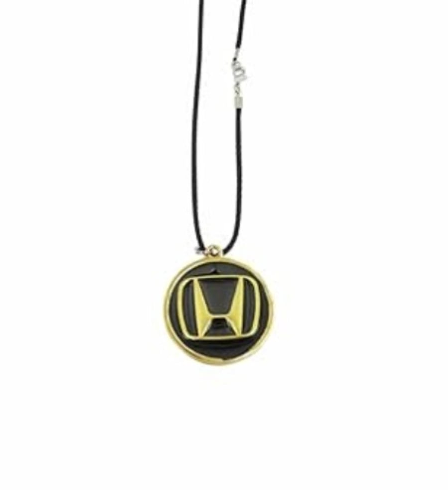 Black and gold car companies pendant