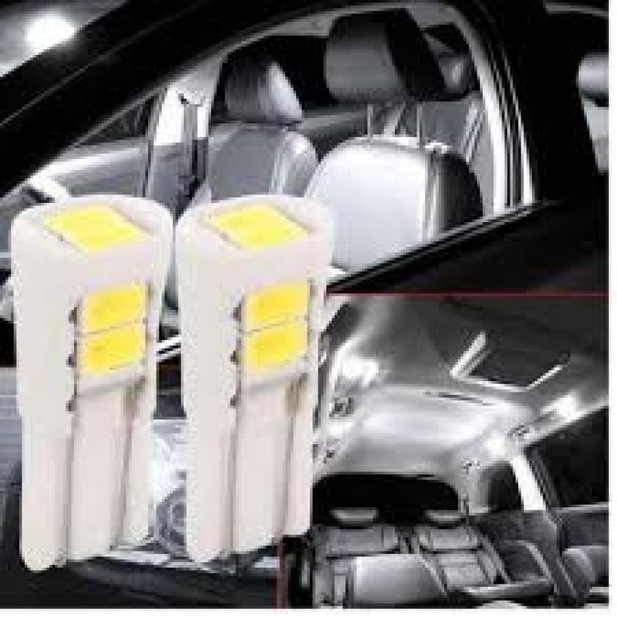 Cream-colored ceiling LED lights for cars