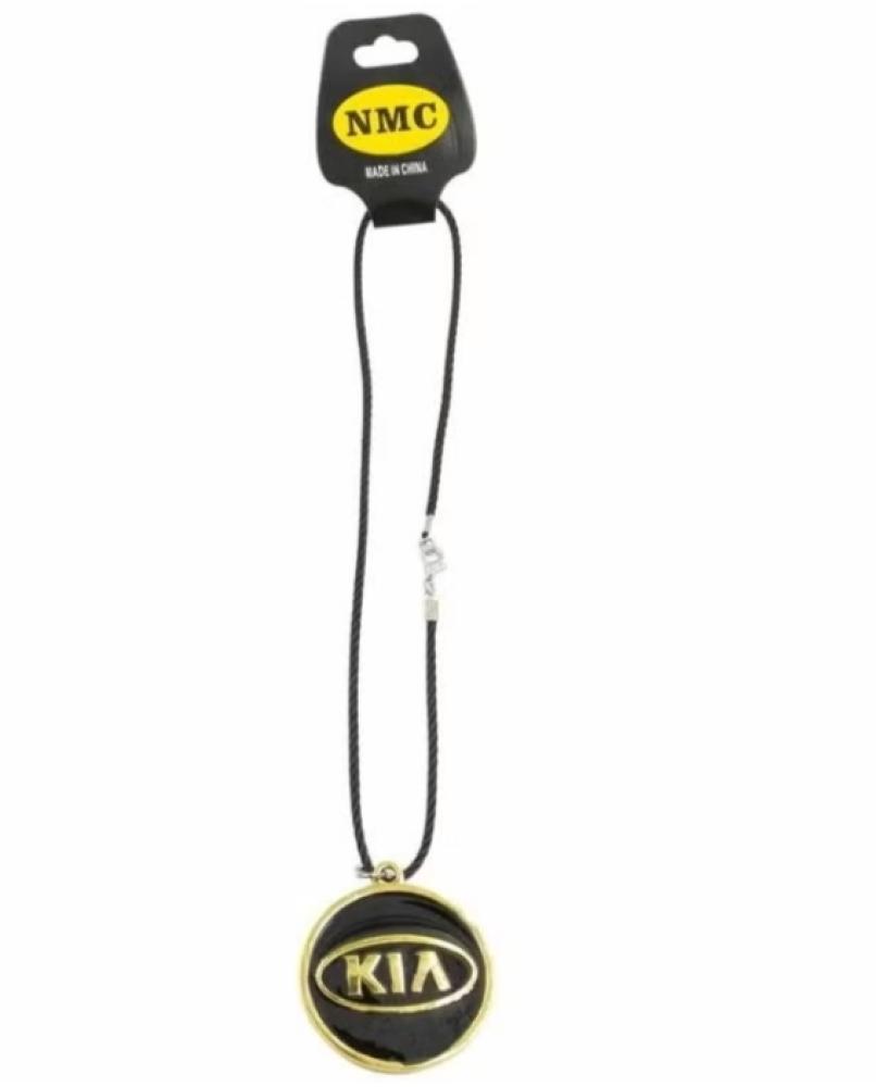 Black and gold car companies pendant