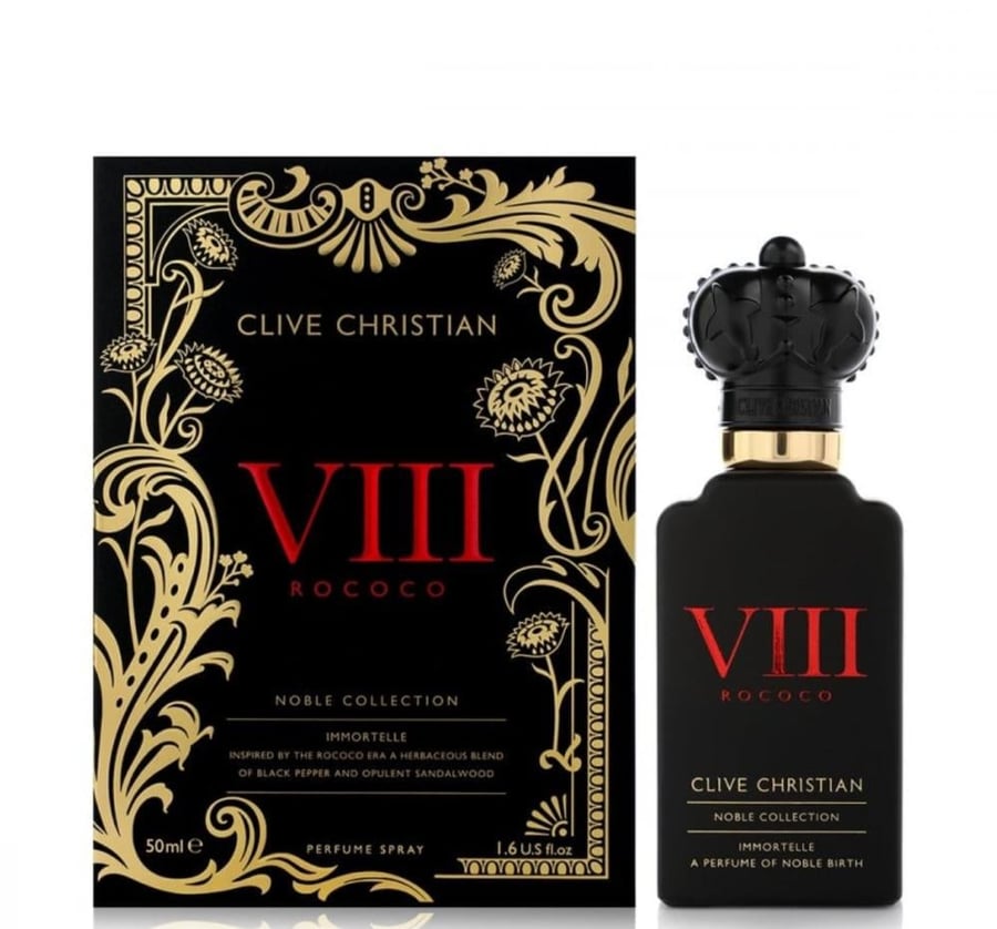 Clive Christian VIII Rococo Immortelle men's perfume division or Eau de Parfum VIII Rococo Immortelle Clive Christian