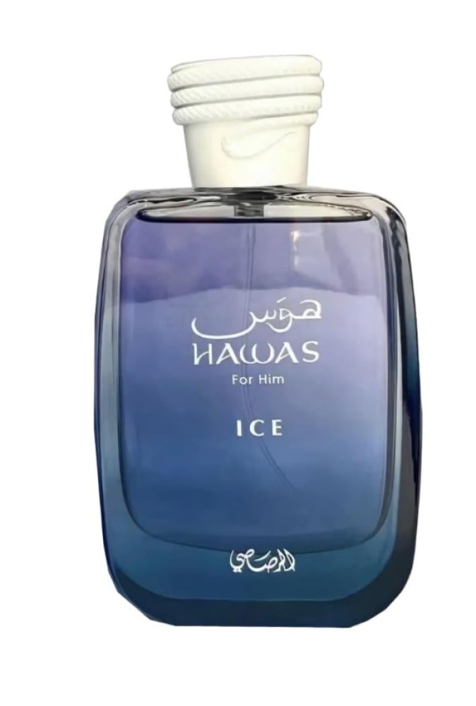 تقسيم عطر الرصاصي هوس ايس للرجال - او دي بارفيوم، Hawas Ice Rasasi للرجال