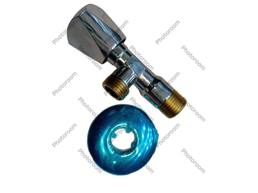Chinese chrome half-inch angle valve. ITG ANGLE. VALVE. MADE IN CHINA.