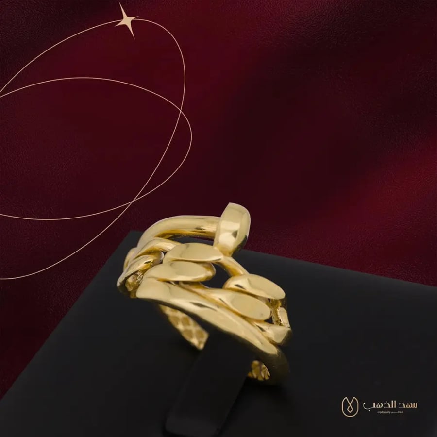 خاتم ذهب عيار 18