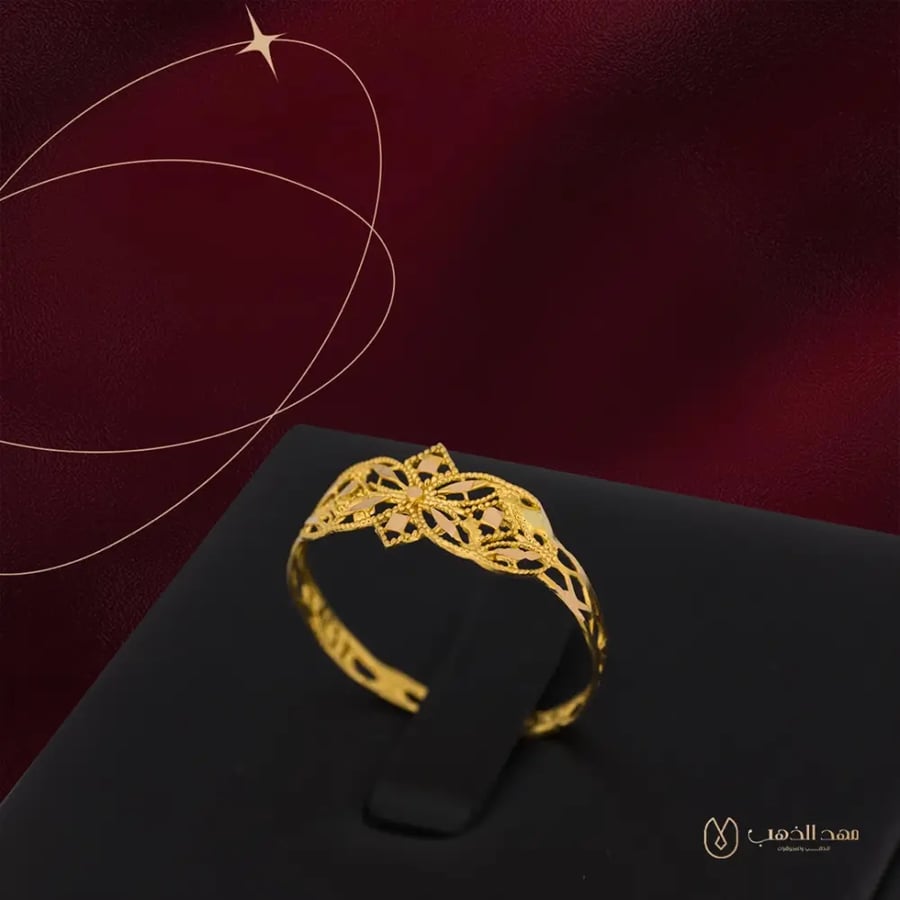 خاتم ذهب عيار 21