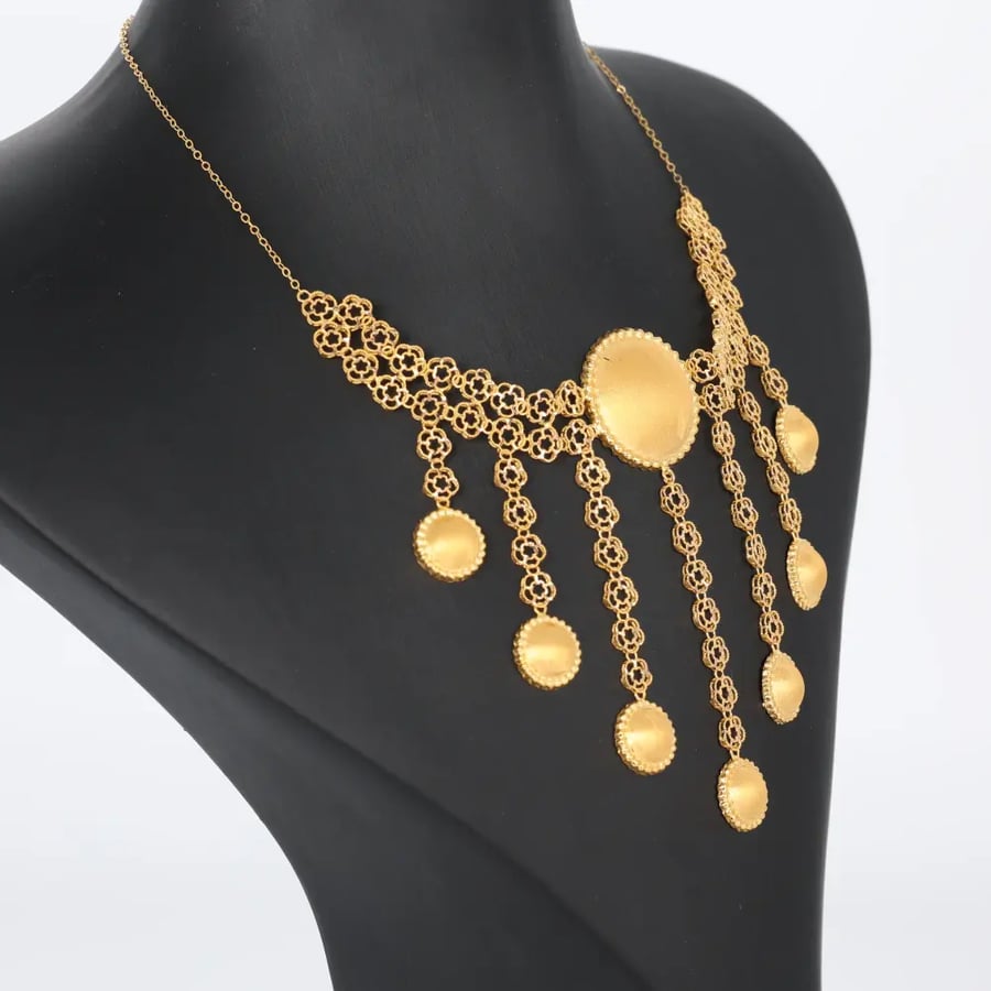طقم ذهب كامل عيار 21