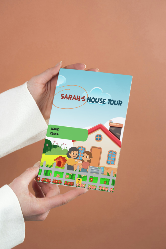 Sarah's House Tour قصة قصيرة عن وحدة المنزل صف أول وثاني وثالث إبتدائي