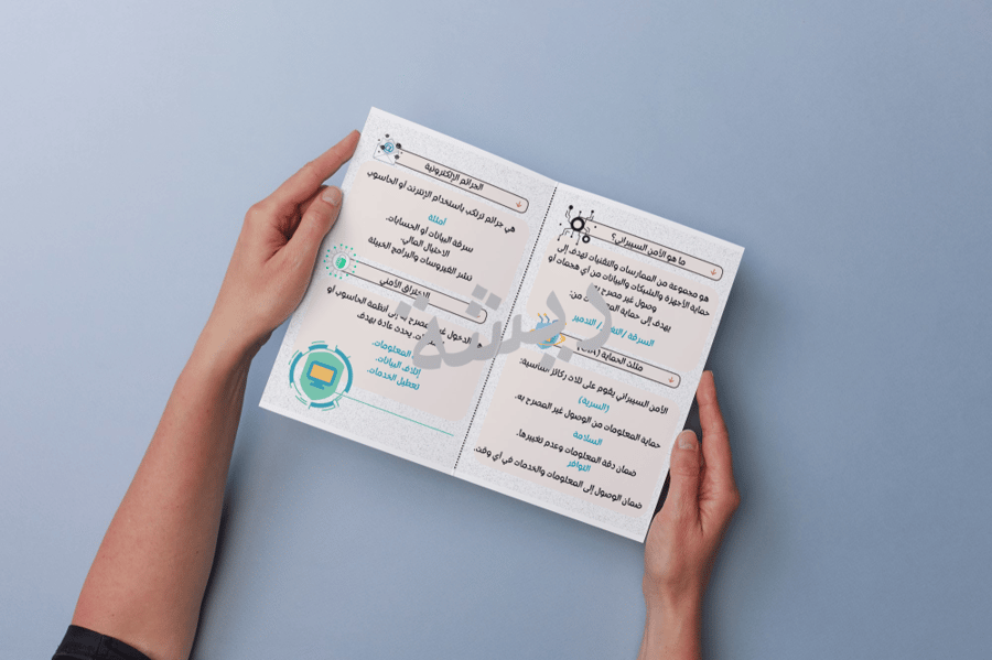 الأمن السيبراني رقمية ثالث متوسط