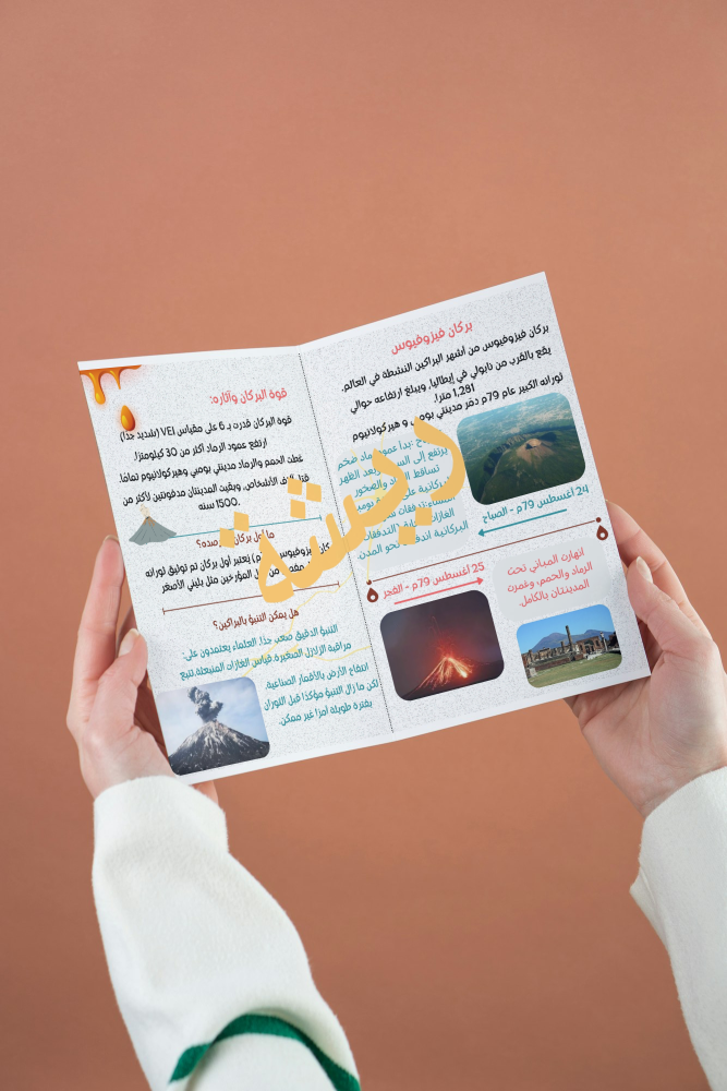مشروع الوحدة الاولى البراكين علوم ثالث متوسط