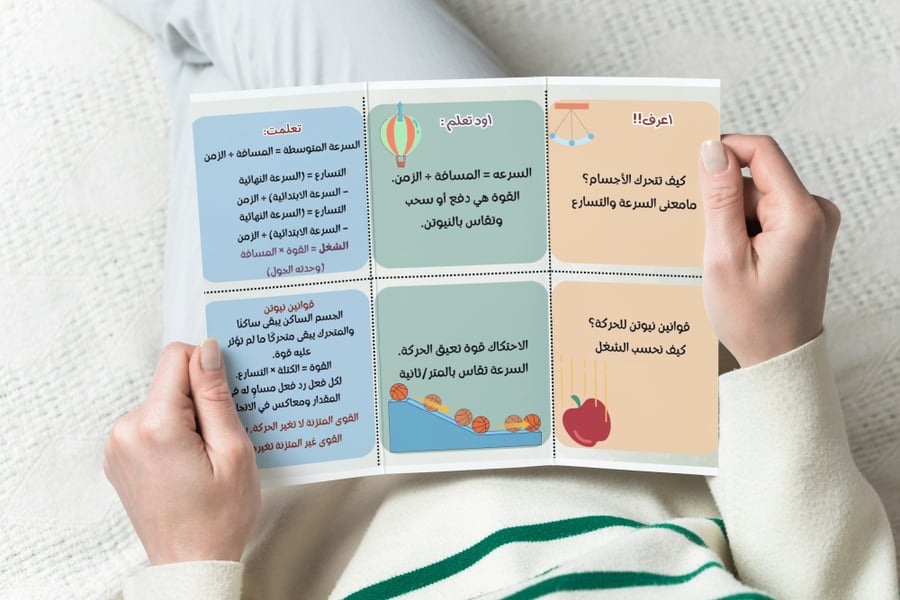 الحركة والقوى  والالات البسيطة علوم أول متوسط