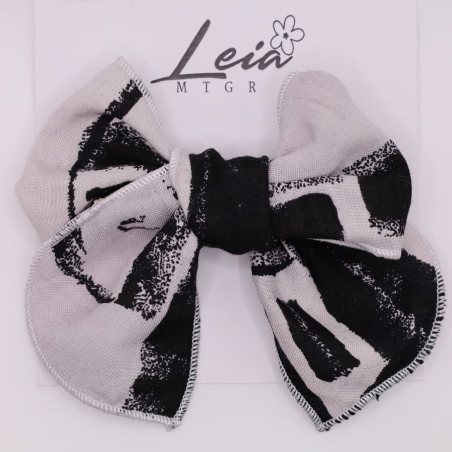 The fabric bow the party monochrome MINI single