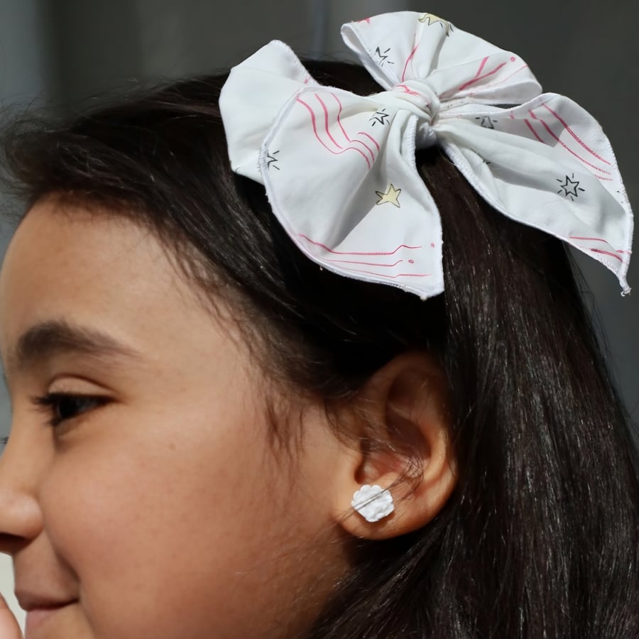 The fabric bow party star MINI individual