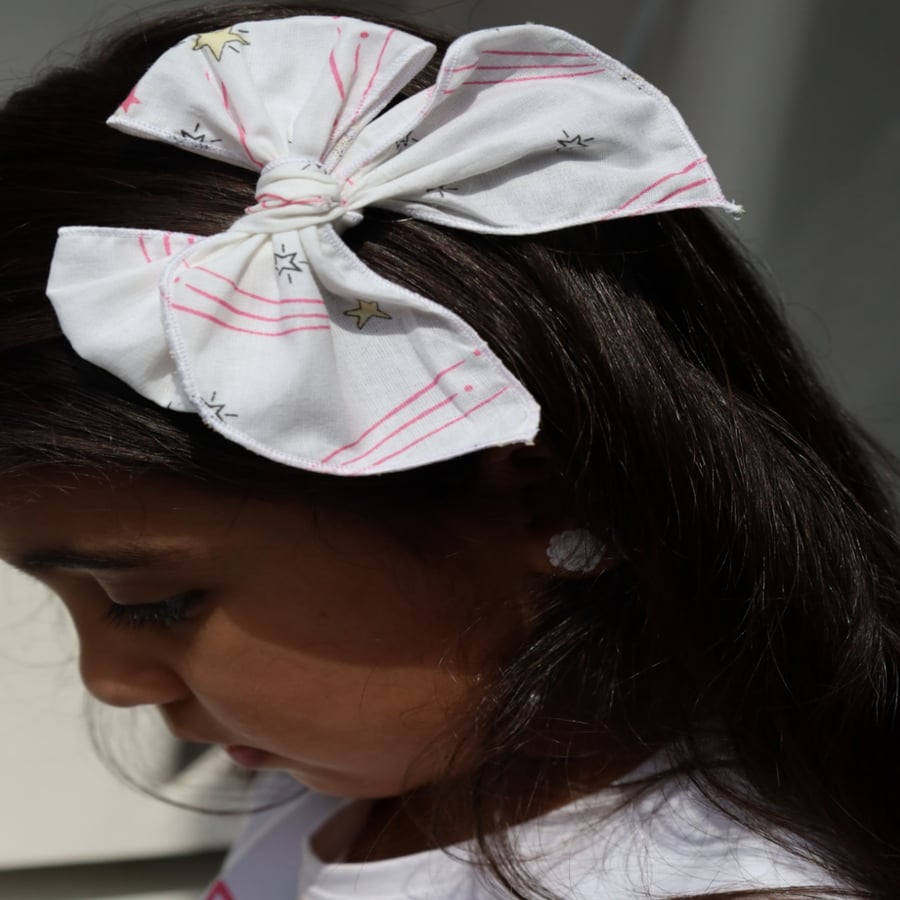 The fabric bow party star MINI individual