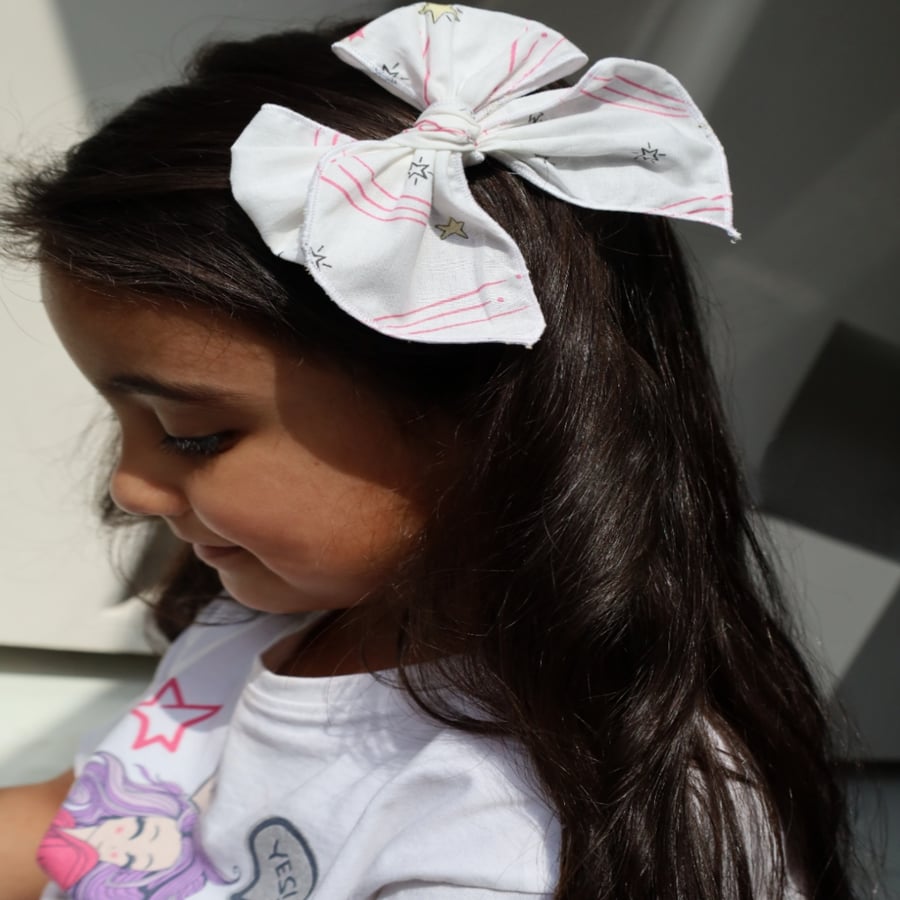 The fabric bow party star MINI individual