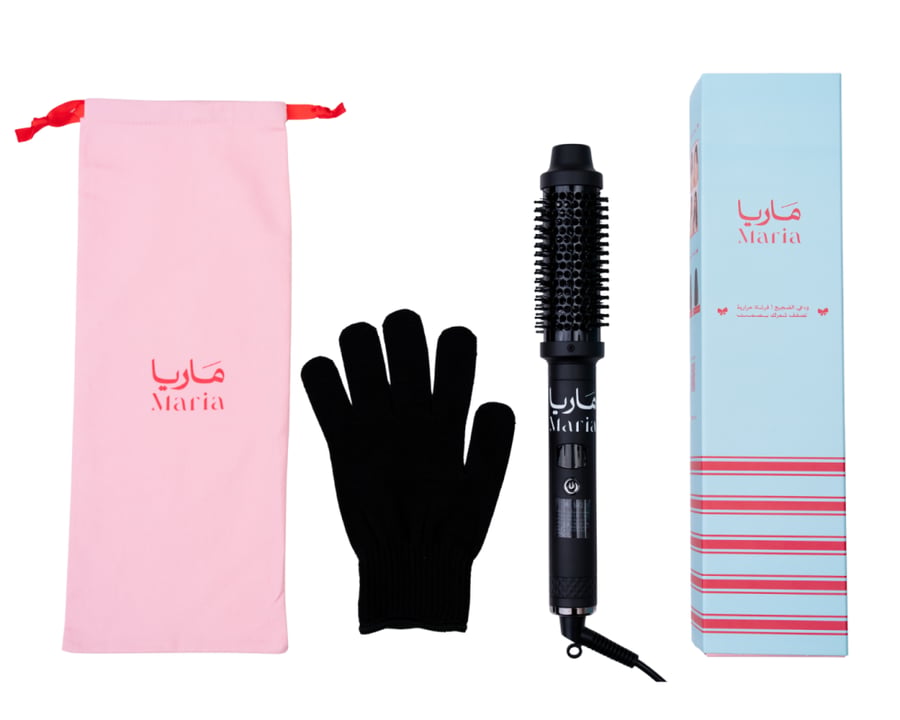 فرشاة ماريا الحرارية من زاوية أمامية