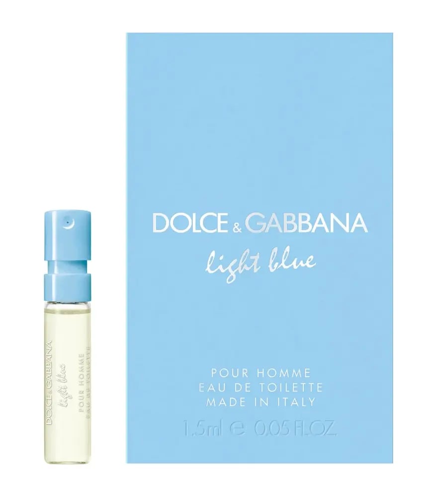 Dolce Gabbana Light Blue Pour Homme Eau de Toilette Sample 1 5ml