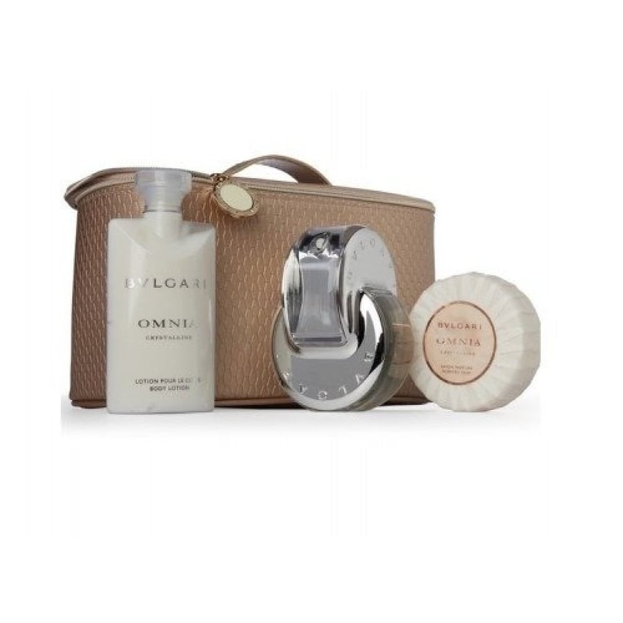 Bvlgari Omnia Crystalline Eau de Toilette 65ml 4 Gift Set نيشان Nishan