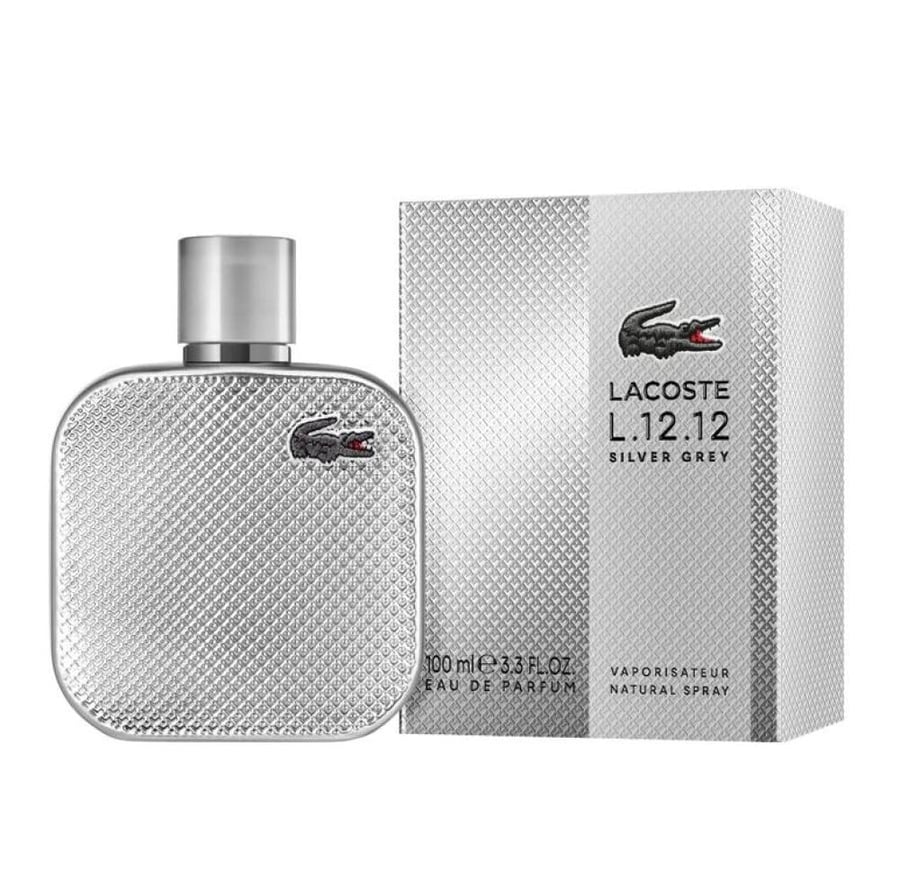 Lacoste L 12 12 Silver Grey Eau de Parfum 100ml نيشان Nishan