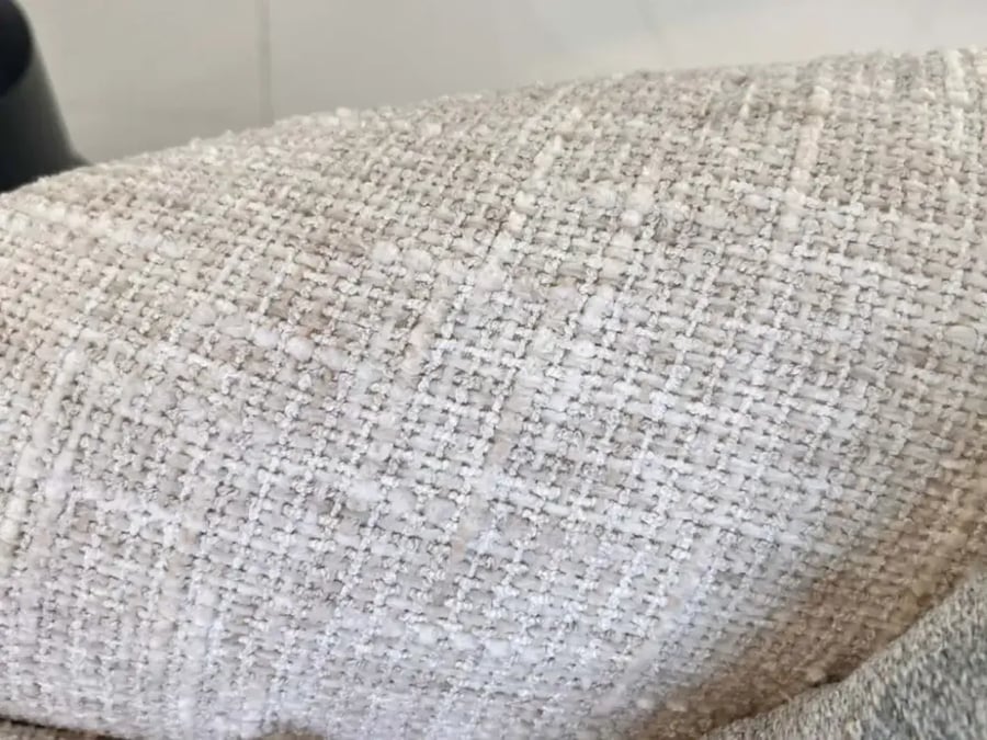 كنب ثلاثي مخمل رمادي