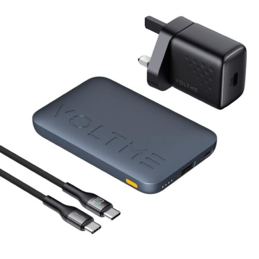 فولتمي بكج شحن هايبركور 10000mAh 22.5W أزرق غامق