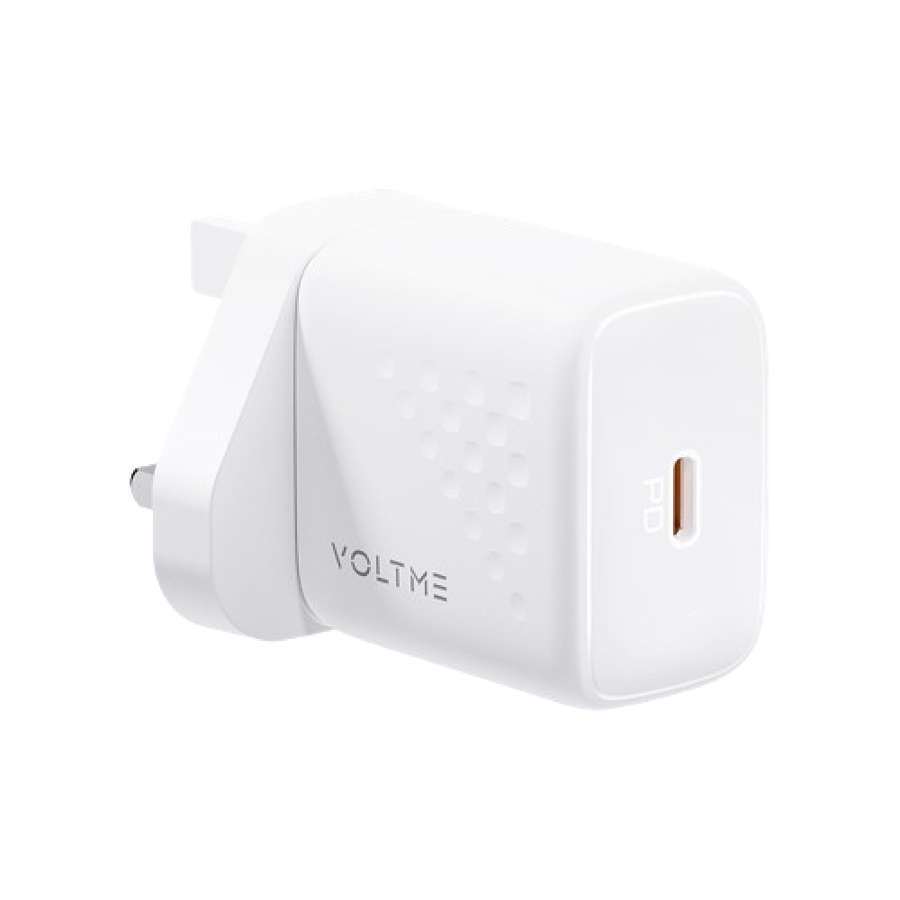 فولتمي Revo Lite شاحن 30W مع كيبل أبيض