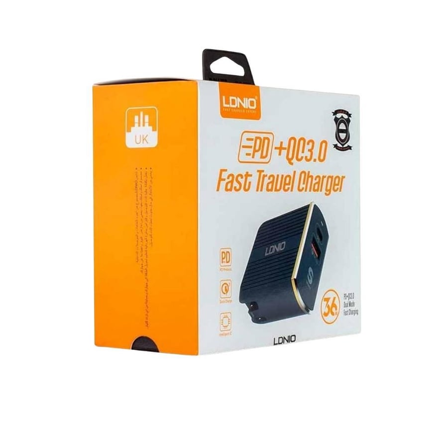 فيش شاحن منفذين USB/PD من لدنيو A2502C