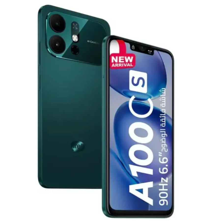 ايتل A100cs ذاكرة 128 جيجا 3+5 رام 4G أخضر