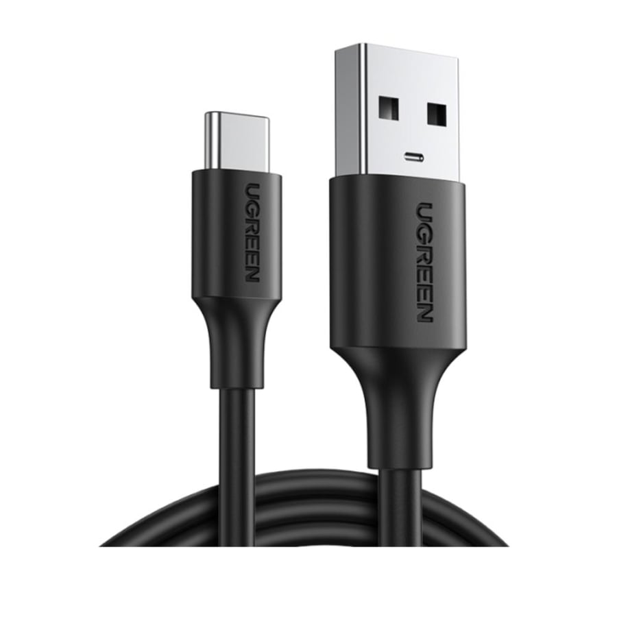 سلك شاحن يوجرين USB الى USB-C بطول 1 م - اسود