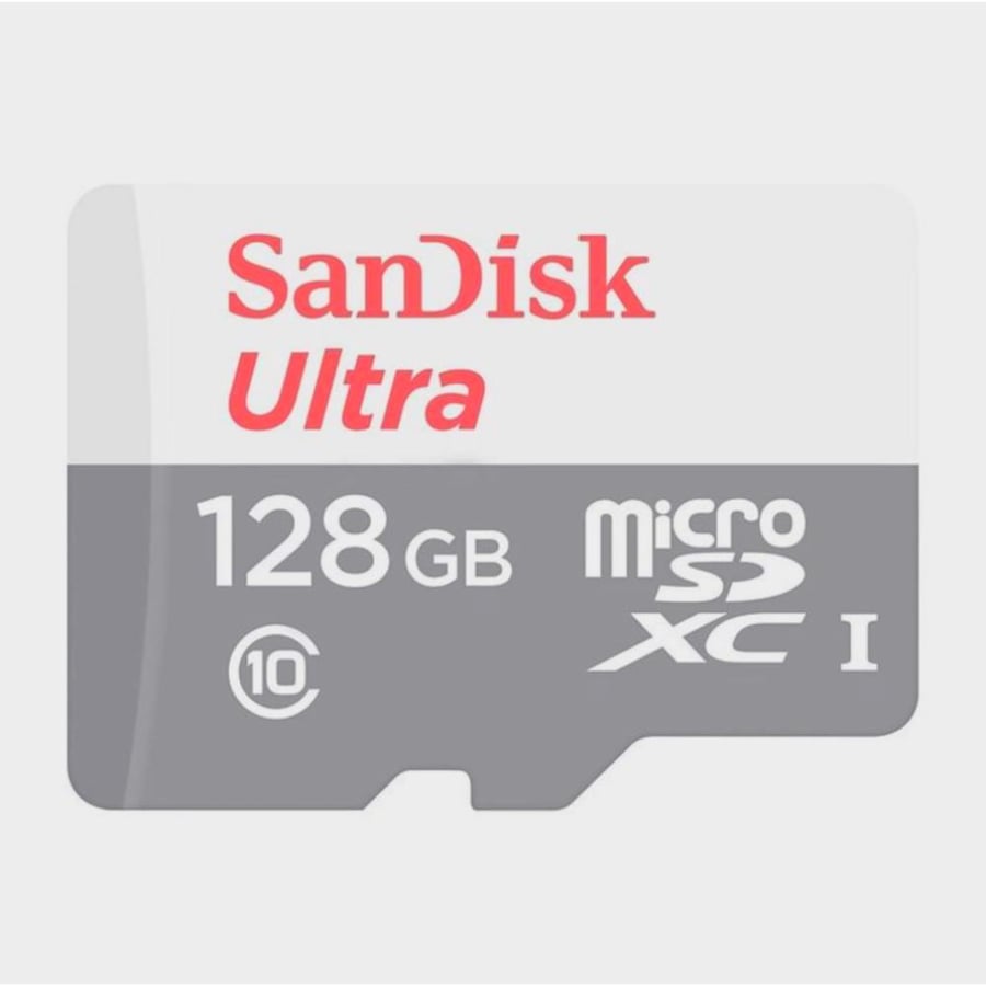 SANDISK بطاقة ذاكرة الترا مايكرو اس دي اكس سي من سانديسك بمساحة تخزين 128GB بسرعة 100 ميجابايت/ثانية بسرعة فائقة يو اتش اس-1 فئة 10