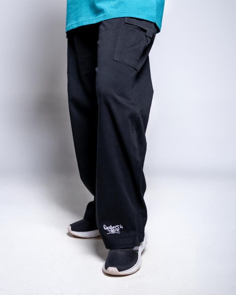 Black cargo pants