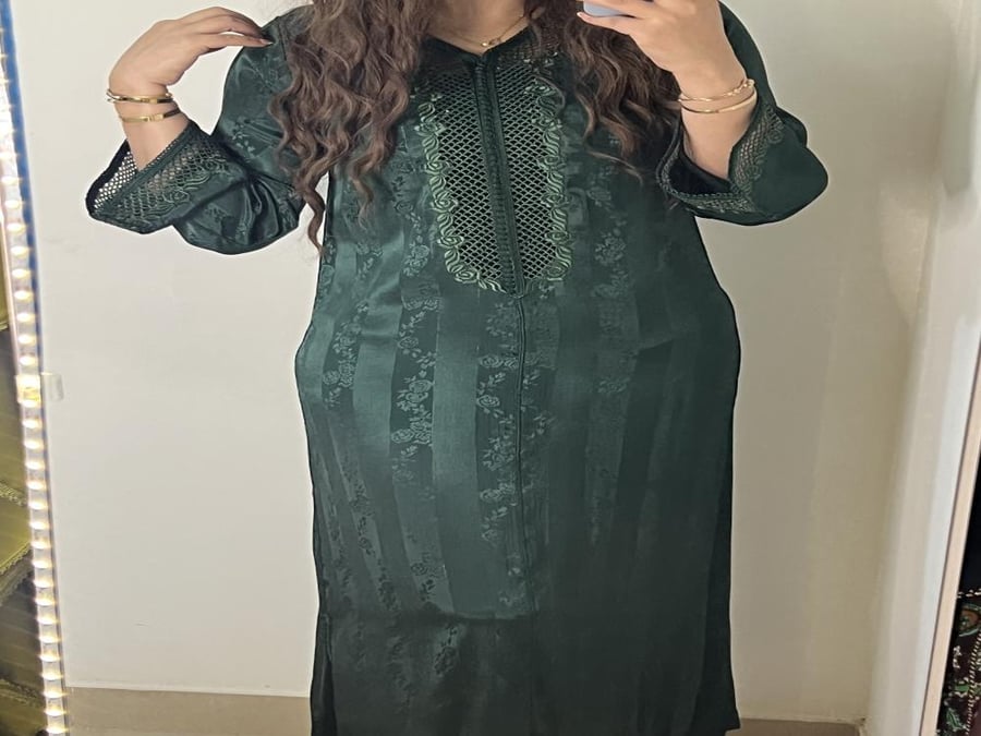 قميص جوهرة مسلول زيتي