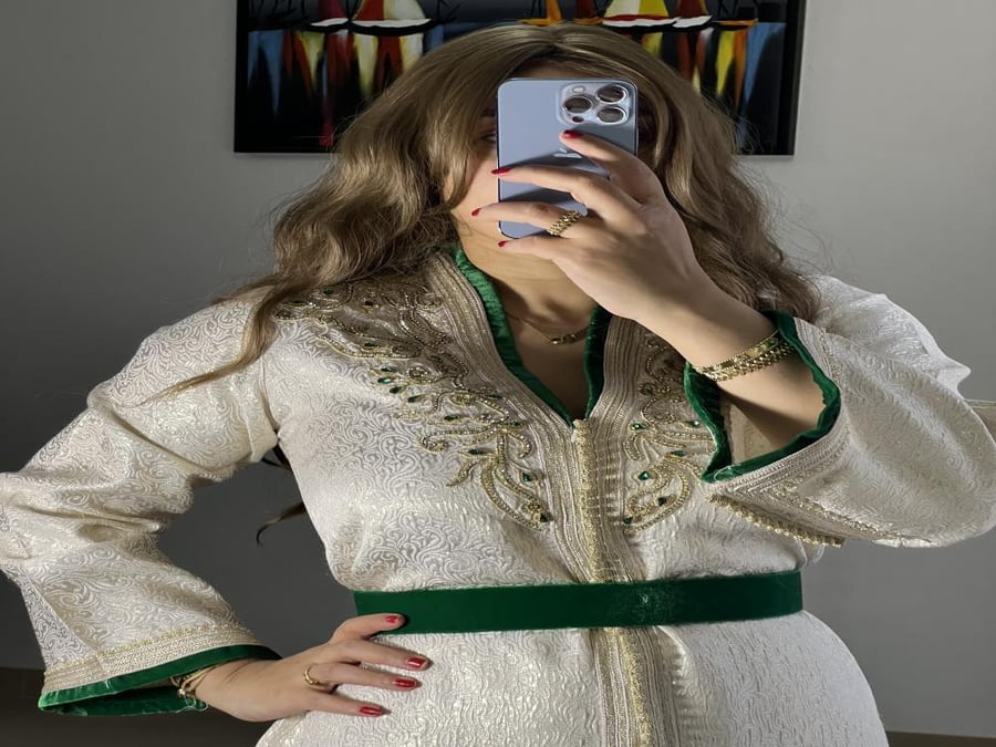 قفطان بروكارد بيات