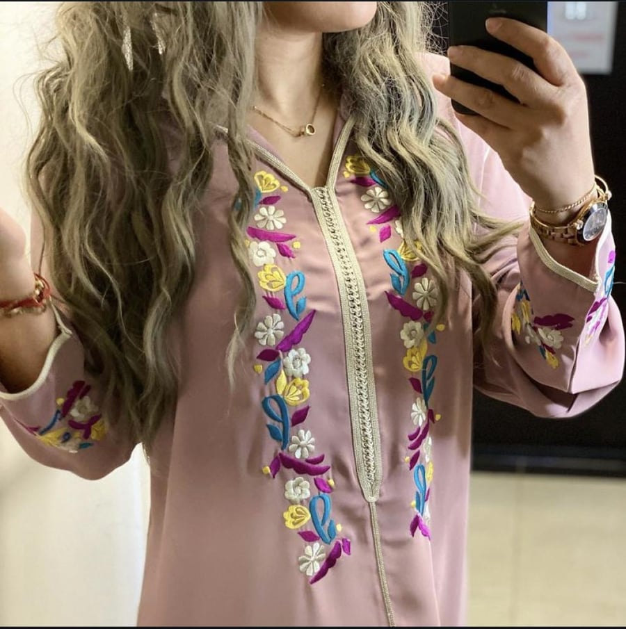 جلابية كريب رباطي