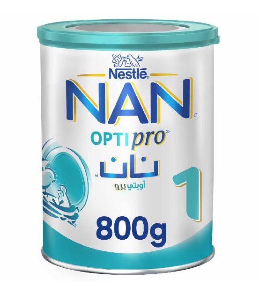 نان اوبتي برو حليب أطفال المرحلة (1) كرتون 6 عبواة -800 جم